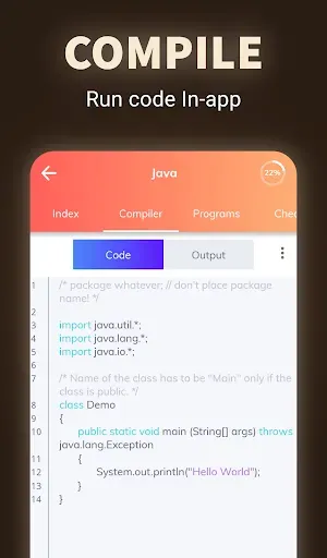 Скриншот 6 — Узнайте Java: Ultimate Guide