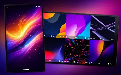 Скриншот 6 — Абстрактные обои 4K
