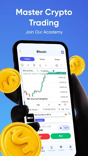 Скриншот 1 — Gocrypto: Crypto Trading