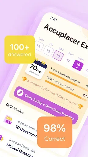 Скриншот 2 — Accuplacer Practice Exam 2026