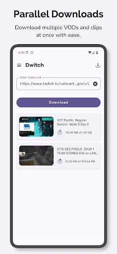 Скриншот 2 — Video Downloader for Twitch
