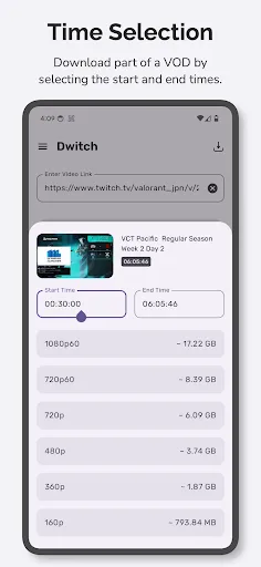 Скриншот 4 — Video Downloader for Twitch