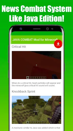 Скриншот 3 — JAVA COMBAT Mod for Minecraft