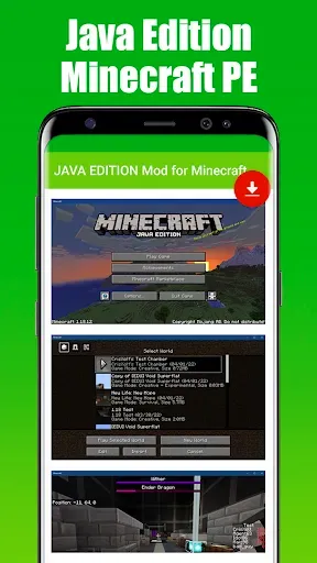 Скриншот 2 — JAVA EDITION Mod for Minecraft
