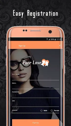 Скриншот 1 — Сайт знакомств - PureLove