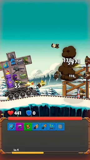 Скриншот 1 — Train Attack: Merge War