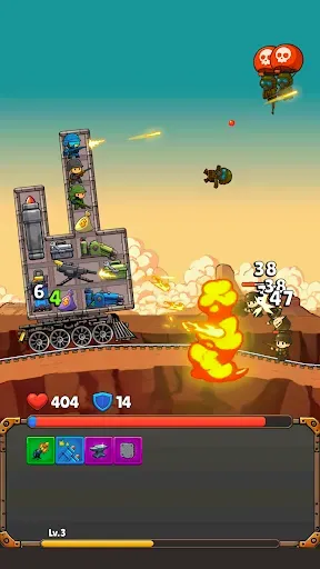 Скриншот 2 — Train Attack: Merge War