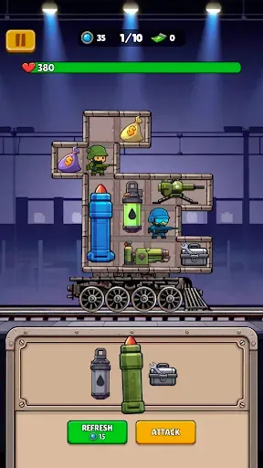 Скриншот 3 — Train Attack: Merge War