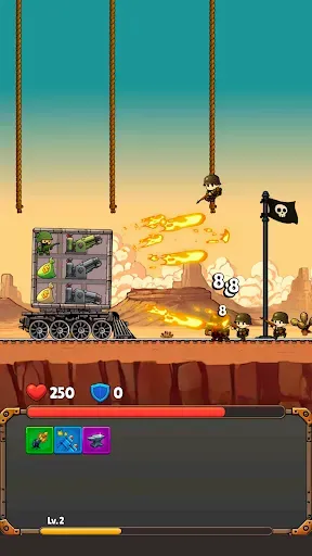 Скриншот 4 — Train Attack: Merge War