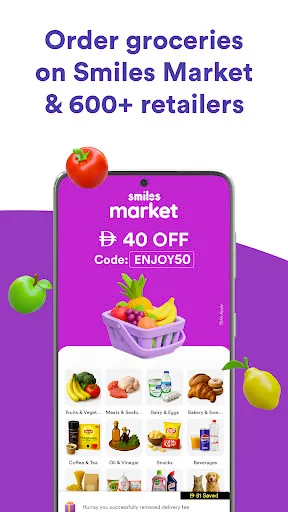 Скриншот 5 — Smiles: Food Grocery Lifestyle