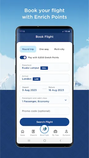 Скриншот 2 — Malaysia Airlines