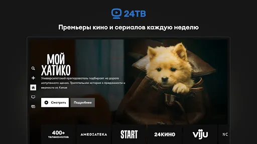 Скриншот 1 — 24ТВ (Для ТВ и приставок)