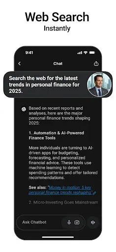 Скриншот 6 — Chatbot App - AI Assistant
