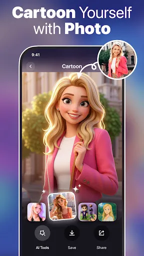Скриншот 7 — AI Art Generator，Photo Enhance