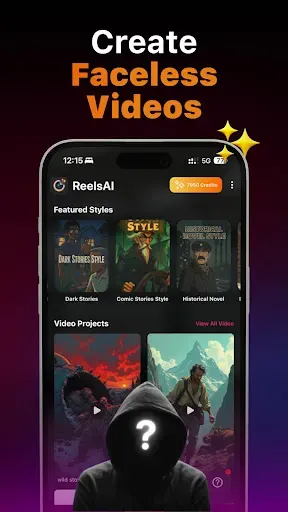 Скриншот 5 — Faceless Reels - AutoAIReel