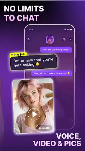 Скриншот 4 — Botify AI: Chatbot & Companion