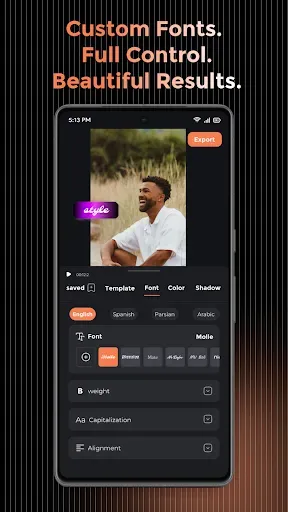 Скриншот 3 — Captiono: AI Subtitles