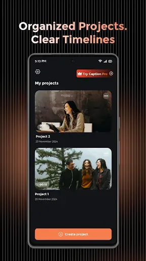 Скриншот 5 — Captiono: AI Subtitles