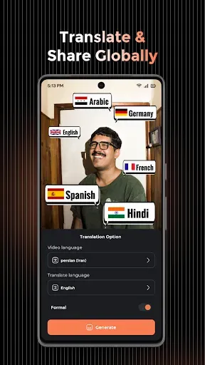 Скриншот 7 — Captiono: AI Subtitles