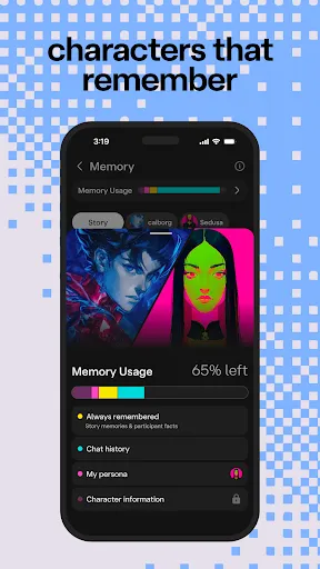 Скриншот 3 — Character AI: Chat, Talk, Text