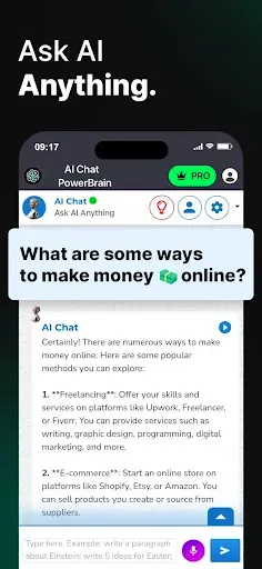 Скриншот 2 — AI Chat App - AI Chat bot