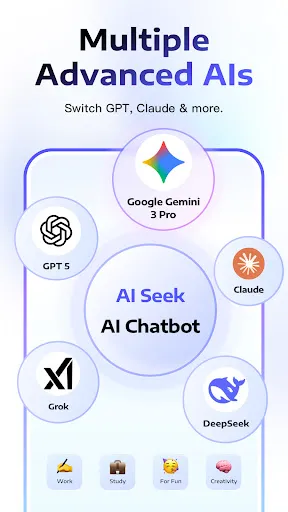 Скриншот 2 — Deep Think - AI Seek Chatbot