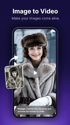 Скриншот 2 — DeeVid：AI Video Generator