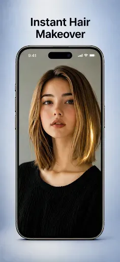 Скриншот 1 — Haircut AI: Hairstyle Try On
