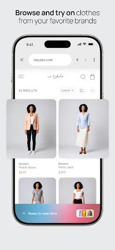 Скриншот 2 — Doris – AI Outfit & Style App