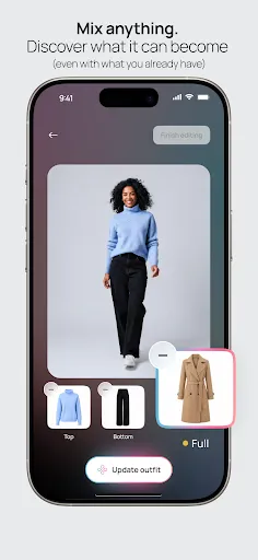 Скриншот 5 — Doris – AI Outfit & Style App