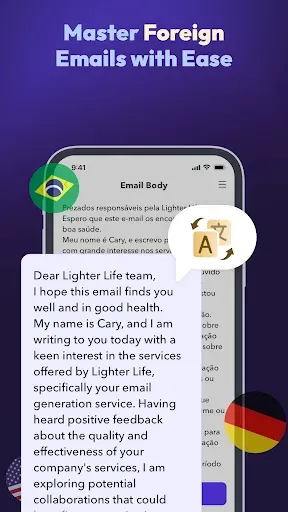 Скриншот 3 — AI Mail, Letter Reply: Xemail