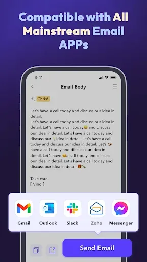Скриншот 7 — AI Mail, Letter Reply: Xemail