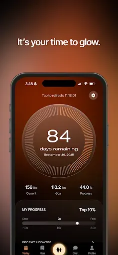 Скриншот 3 — Glow - Weight Loss AI