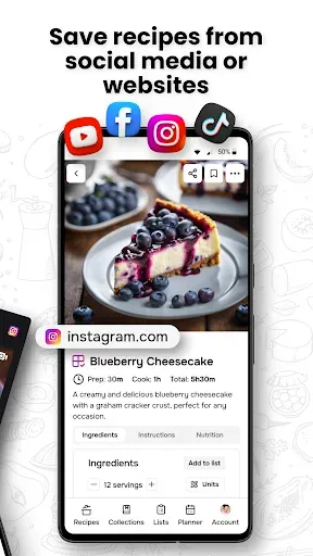 Скриншот 2 — Flavorish | Save Any Recipe