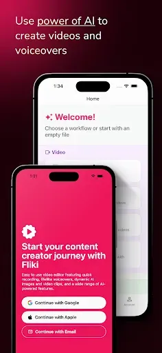 Скриншот 1 — Fliki - AI Video Editor