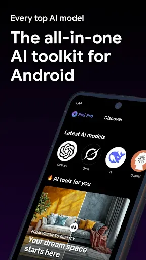 Скриншот 1 — AI Chatbot: Pixi