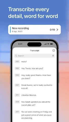 Скриншот 4 — Cue - Smart AI Meeting Notes
