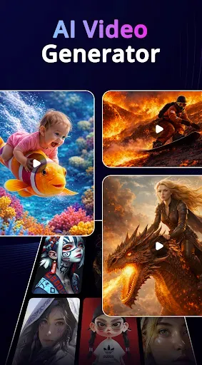 Скриншот 1 — AI Video Generator: 3D AI Mix