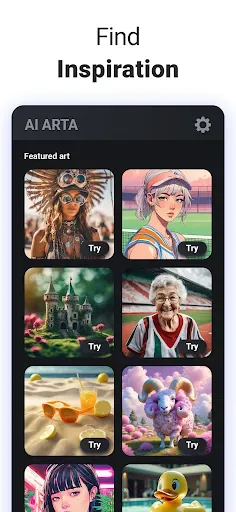 Скриншот 5 — ARTA: AI Art & Photo Generator