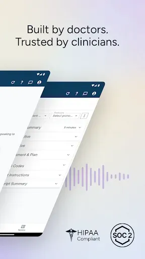 Скриншот 2 — Freed: AI Clinician Assistant
