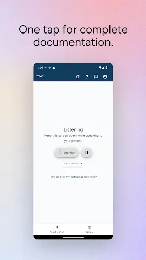 Скриншот 3 — Freed: AI Clinician Assistant