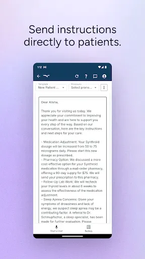 Скриншот 5 — Freed: AI Clinician Assistant
