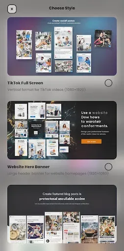 Скриншот 5 — AI Design — создатель графики