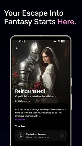 Скриншот 2 — Hangjam: AI Chat and Roleplay
