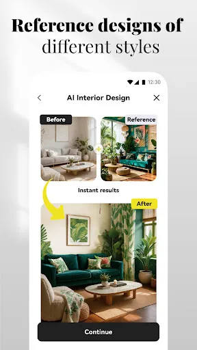 Скриншот 3 — AI Home Design: Interior DecAI