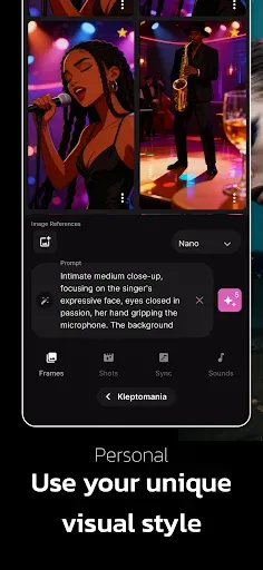 Скриншот 4 — AI Music Video Generator - 1MS