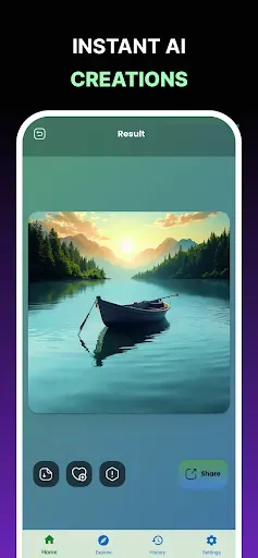 Скриншот 3 — AI Art Generator: Пейзажи