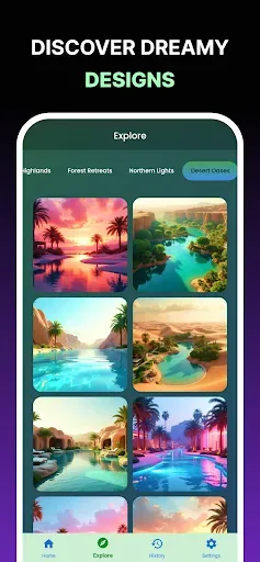 Скриншот 5 — AI Art Generator: Пейзажи