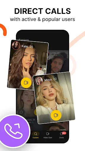 Скриншот 2 — Lola: Live Video Chat App