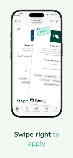 Скриншот 3 — Sprout - AI Job Search